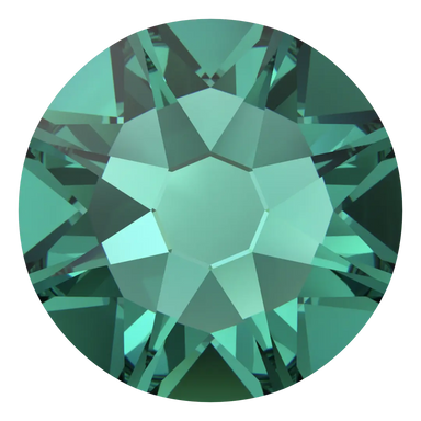 Serinity Hotfix Flat Back Crystals (2000, 2038 & 2078) Crystal Caribbean Green - Bluestreak Crystals