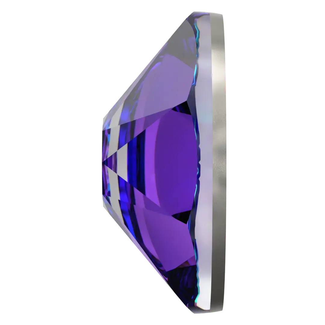 Swarovski Hotfix Flat Back Crystals (2000, 2038 & 2078) Crystal Heliotrope - Bluestreak Crystals