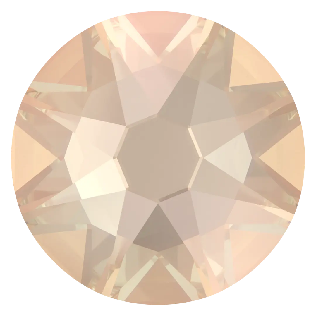 Serinity Hotfix Flat Back Crystals (2000, 2038 & 2078) Crystal Ivory Cream Delite - Bluestreak Crystals