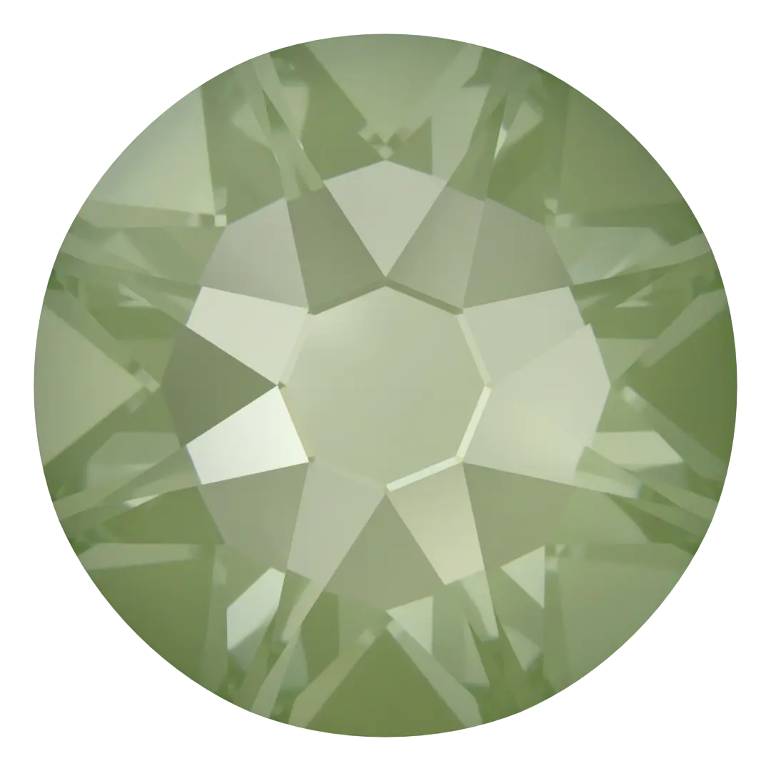 Serinity Hotfix Flat Back Crystals (2000, 2038 & 2078) Crystal Paradise Green Lux - Bluestreak Crystals