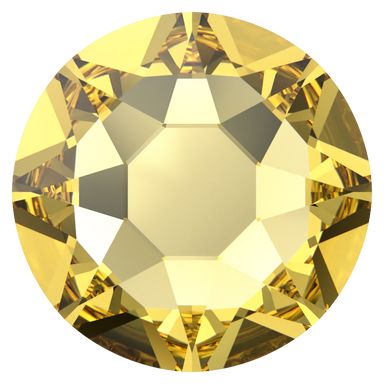 Serinity Hotfix Flat Back Crystals (2000, 2038 & 2078) Dark Jonquil - Bluestreak Crystals