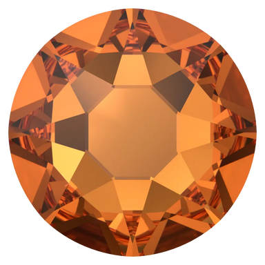 Serinity Hotfix Flat Back Crystals (2000, 2038 & 2078) Dark Orange - Bluestreak Crystals