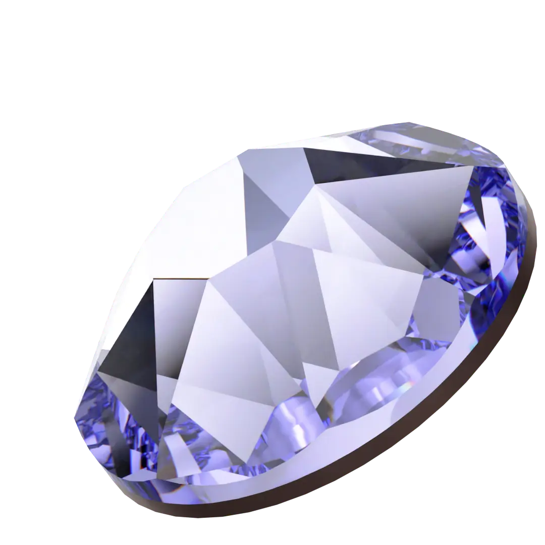 Serinity Hotfix Flat Back Crystals (2000, 2038 & 2078) Provence Lavender - Bluestreak Crystals