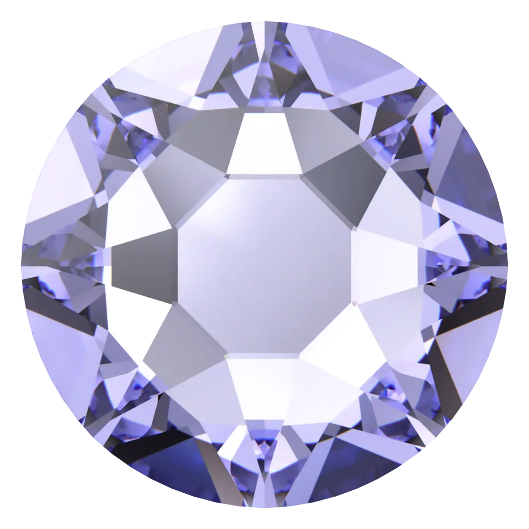 Serinity Hotfix Flat Back Crystals (2000, 2038 & 2078) Provence Lavender - Bluestreak Crystals