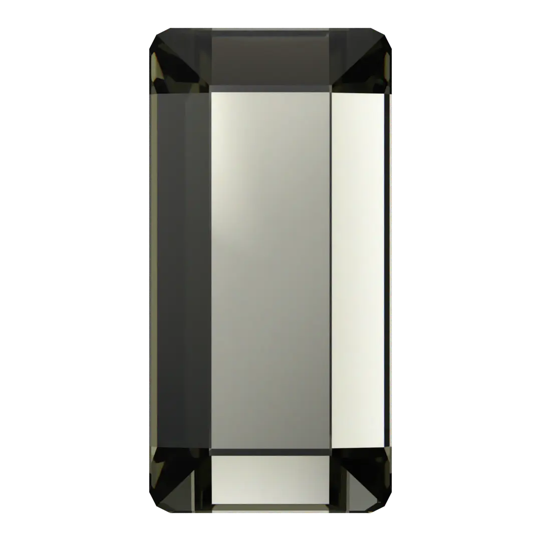 Serinity Hotfix Flat Back Crystals Baguette (2510) Black Diamond - Bluestreak Crystals