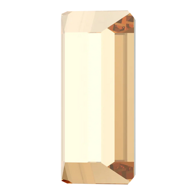 Serinity Hotfix Flat Back Crystals Baguette (2510) Crystal Golden Shadow - Bluestreak Crystals