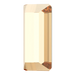 Serinity Hotfix Flat Back Crystals Baguette (2510) Crystal Golden Shadow - Bluestreak Crystals