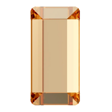 Serinity Hotfix Flat Back Crystals Baguette (2510) Crystal Golden Shadow - Bluestreak Crystals