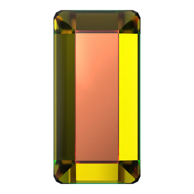 Serinity Hotfix Flat Back Crystals Baguette (2510) Crystal Vitrail Medium - Bluestreak Crystals