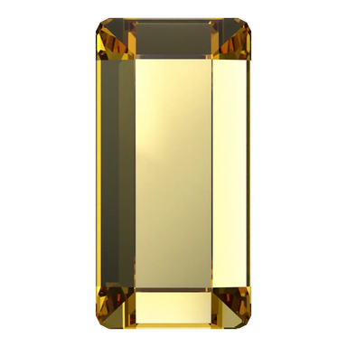 Serinity Hotfix Flat Back Crystals Baguette (2510) Dark Jonquil - Bluestreak Crystals