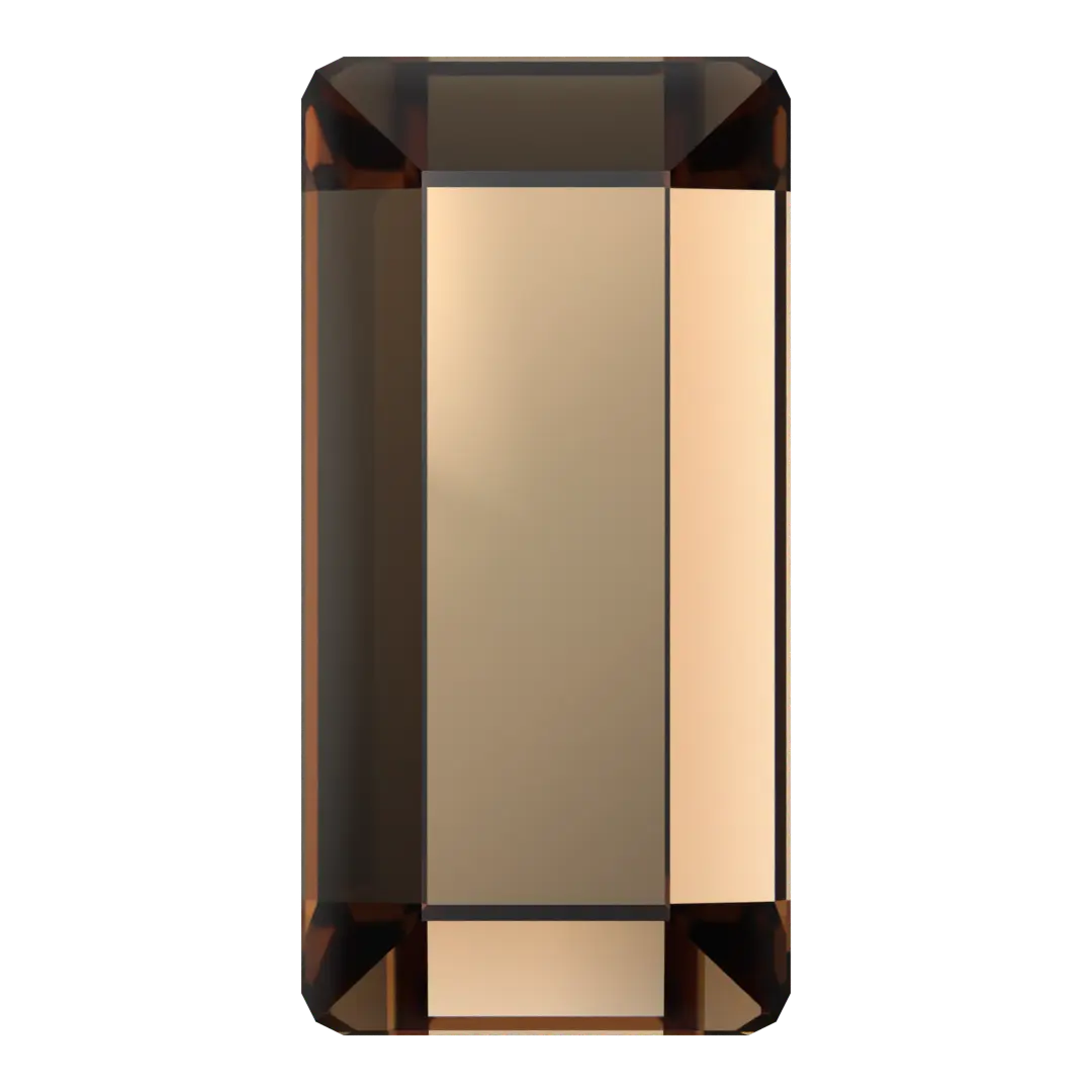 Serinity Hotfix Flat Back Crystals Baguette (2510) Light Smoked Topaz - Bluestreak Crystals