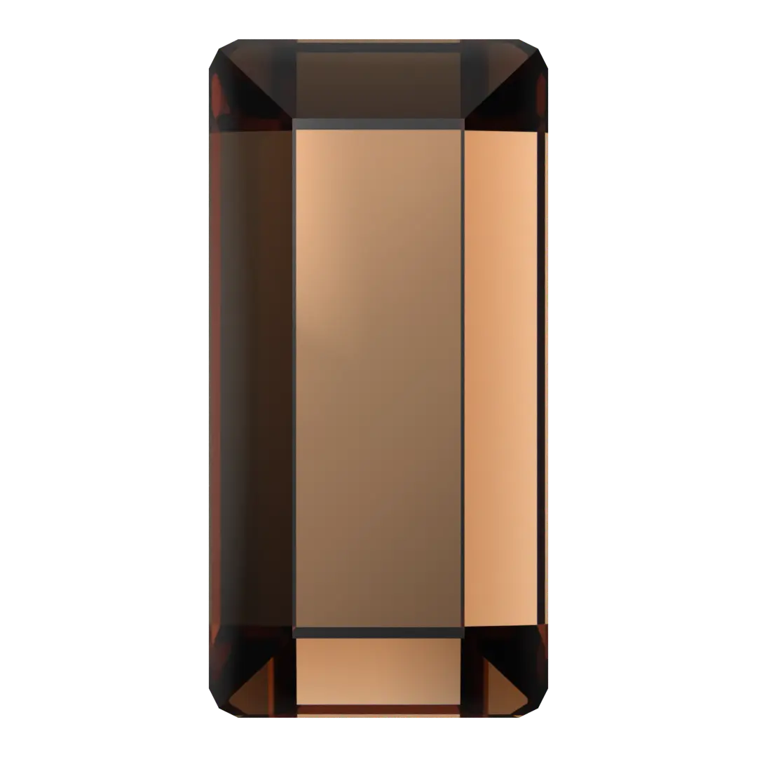 Serinity Hotfix Flat Back Crystals Baguette (2510) Smoked Topaz - Bluestreak Crystals