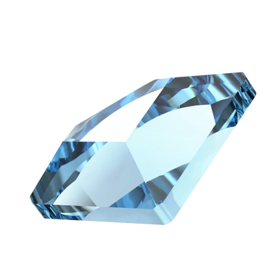 Serinity Hotfix Flat Back Crystals Connector (2715) Aquamarine - Bluestreak Crystals