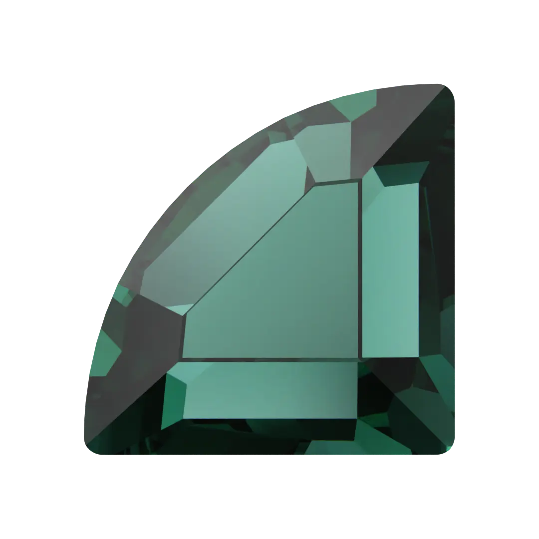 Serinity Hotfix Flat Back Crystals Connector (2715) Emerald - Bluestreak Crystals