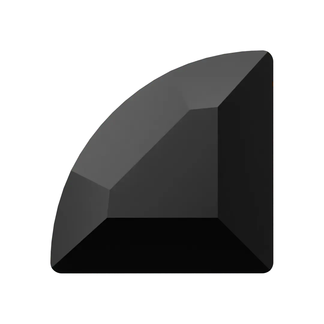 Serinity Hotfix Flat Back Crystals Connector (2715) Jet - Bluestreak Crystals