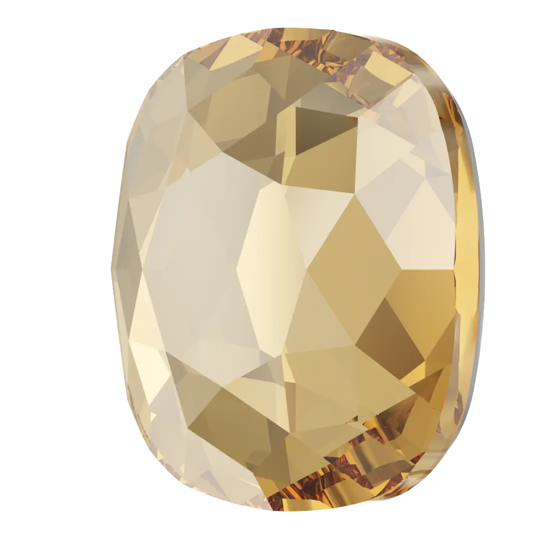 Serinity Hotfix Flat Back Crystals Cushion (2471) Crystal Golden Shadow - Bluestreak Crystals