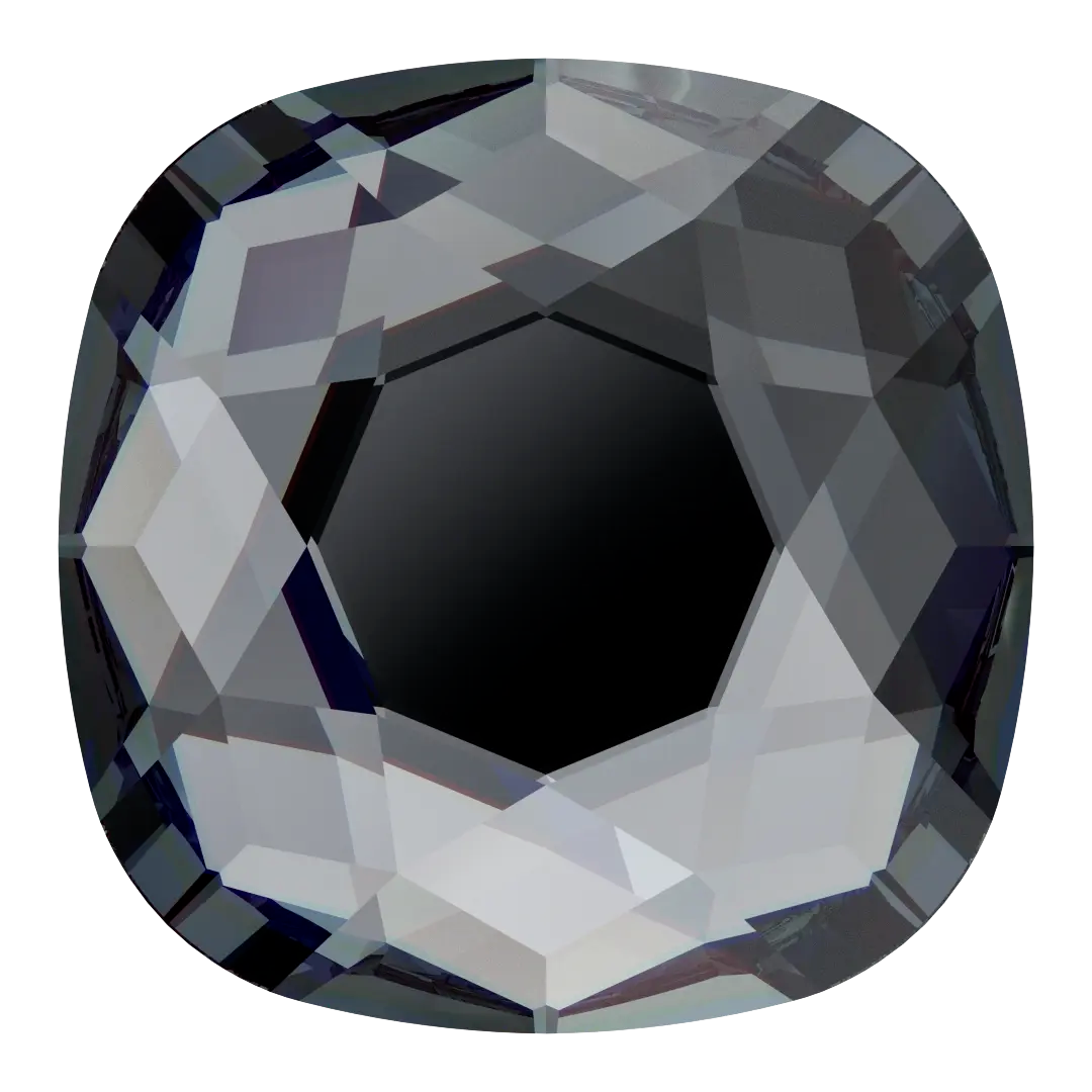 Serinity Hotfix Flat Back Crystals Cushion (2471) Graphite - Bluestreak Crystals