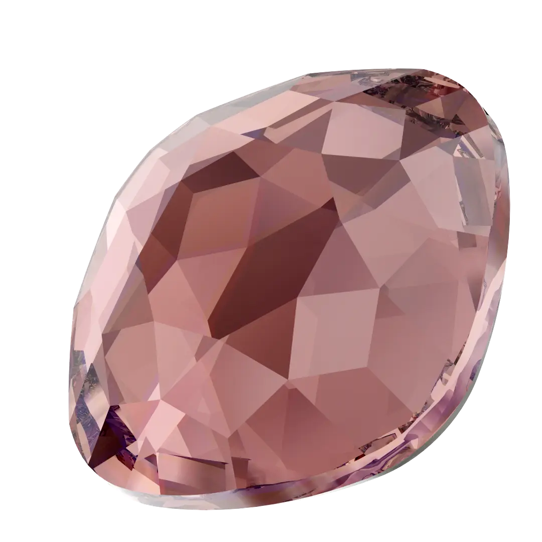 Serinity Hotfix Flat Back Crystals Cushion (2471) Vintage Rose - Bluestreak Crystals