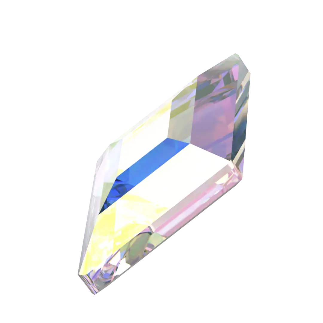 Serinity Hotfix Flat Back Crystals Diamond (2773) Crystal AB - Bluestreak Crystals