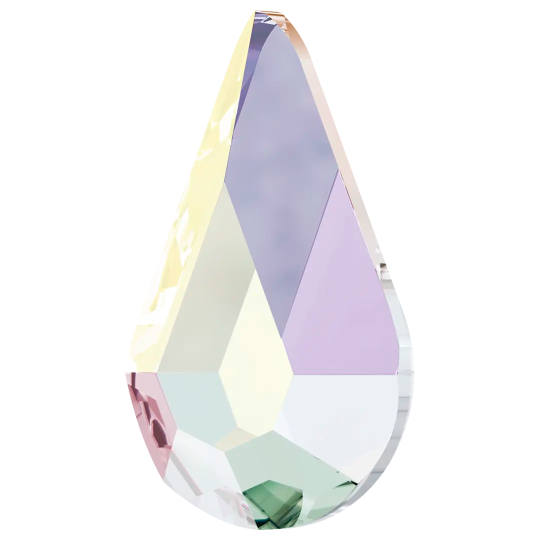 Serinity Hotfix Flat Back Crystals Drop (2300) Crystal AB - Bluestreak Crystals