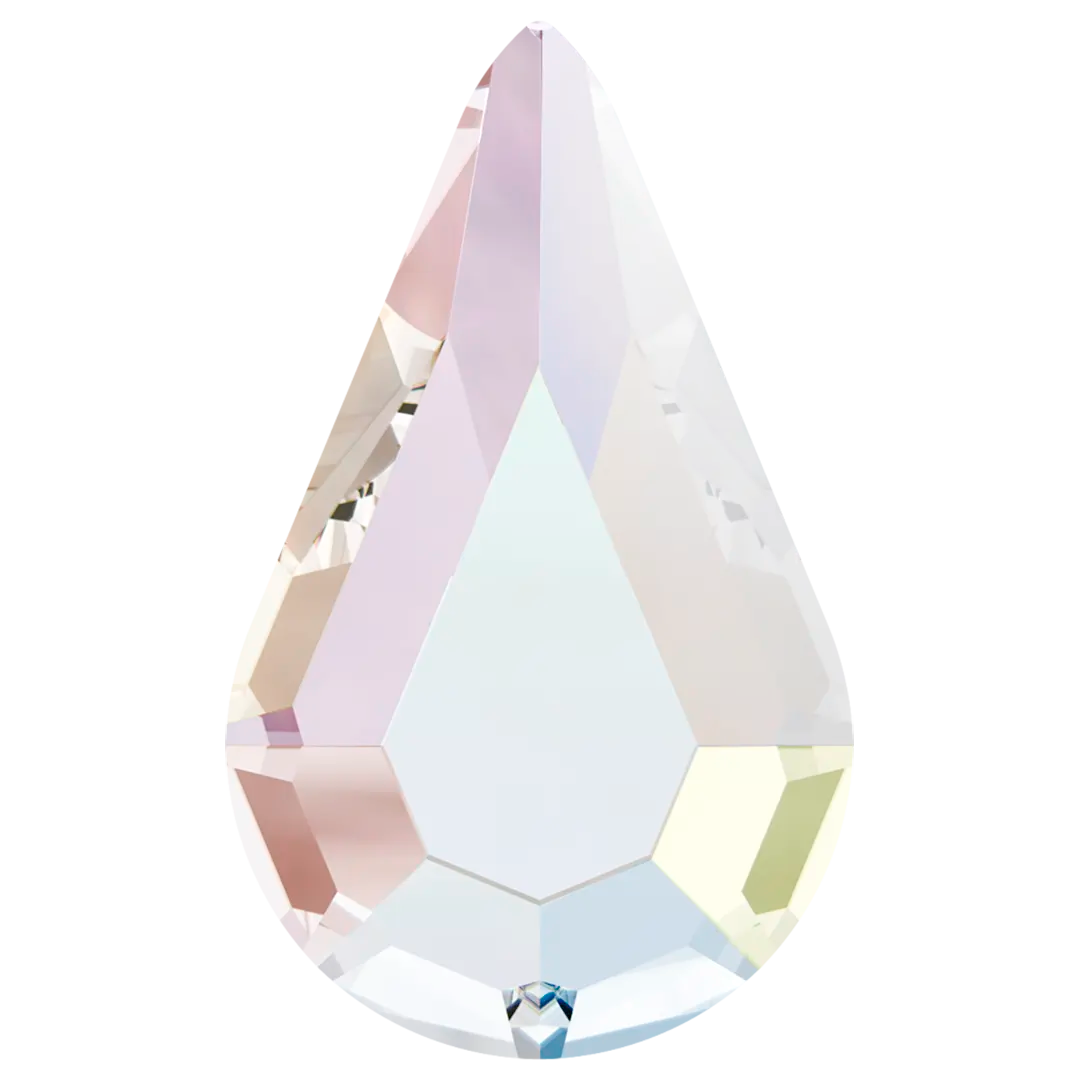 Serinity Hotfix Flat Back Crystals Drop (2300) Crystal AB - Bluestreak Crystals