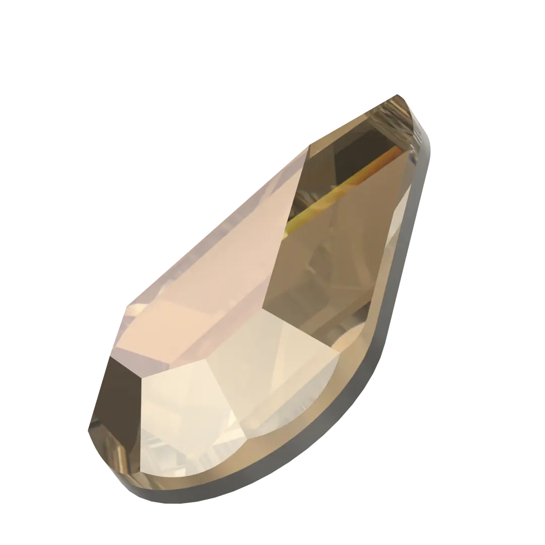 Serinity Hotfix Flat Back Crystals Drop (2300) Crystal Bronze - Bluestreak Crystals