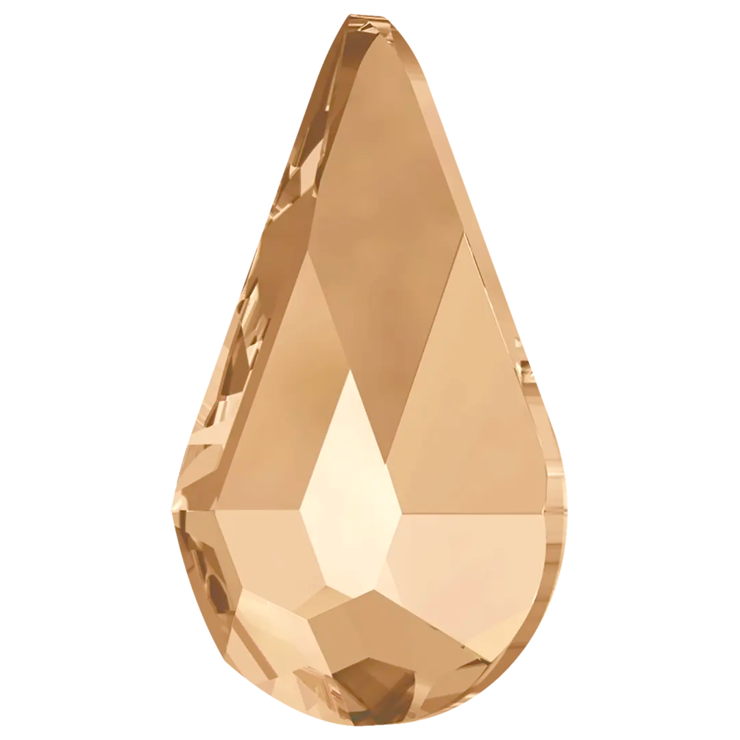 Serinity Hotfix Flat Back Crystals Drop (2300) Crystal Golden Shadow - Bluestreak Crystals