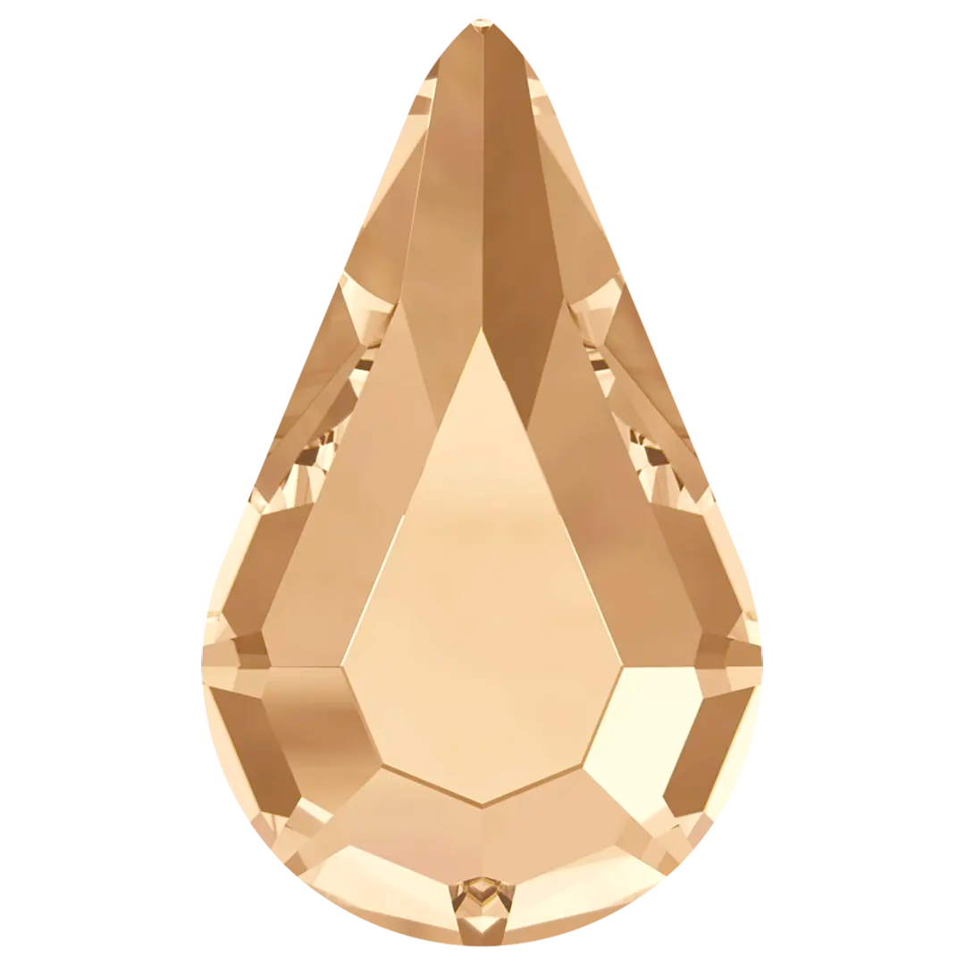 Serinity Hotfix Flat Back Crystals Drop (2300) Crystal Golden Shadow - Bluestreak Crystals