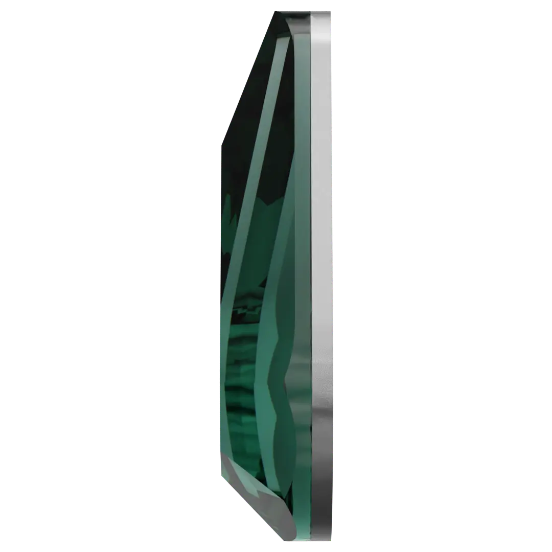 Serinity Hotfix Flat Back Crystals Drop (2300) Emerald - Bluestreak Crystals