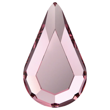 Serinity Hotfix Flat Back Crystals Drop (2300) Light Rose - Bluestreak Crystals