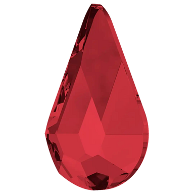 Serinity Hotfix Flat Back Crystals Drop (2300) Scarlet - Bluestreak Crystals