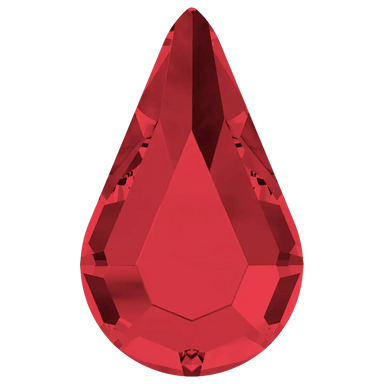 Serinity Hotfix Flat Back Crystals Drop (2300) Scarlet - Bluestreak Crystals