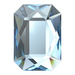 Serinity Hotfix Flat Back Crystals Emerald Cut (2602) Aquamarine - Bluestreak Crystals