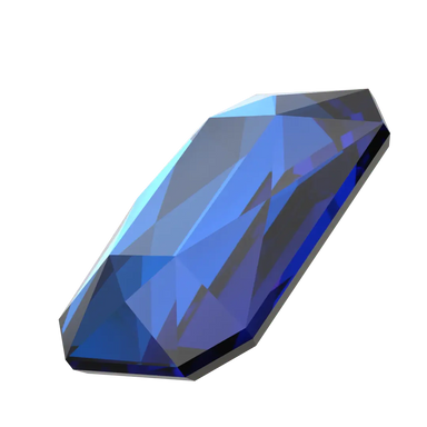 Serinity Hotfix Flat Back Crystals Emerald Cut (2602) Crystal Bermuda Blue - Bluestreak Crystals