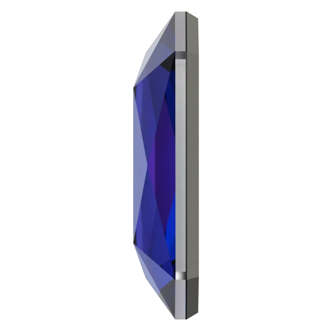 Serinity Hotfix Flat Back Crystals Emerald Cut (2602) Crystal Bermuda Blue - Bluestreak Crystals