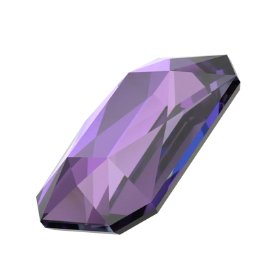 Serinity Hotfix Flat Back Crystals Emerald Cut (2602) Crystal Heliotrope - Bluestreak Crystals