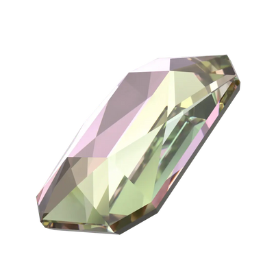 Serinity Hotfix Flat Back Crystals Emerald Cut (2602) Crystal Vitrail Light - Bluestreak Crystals
