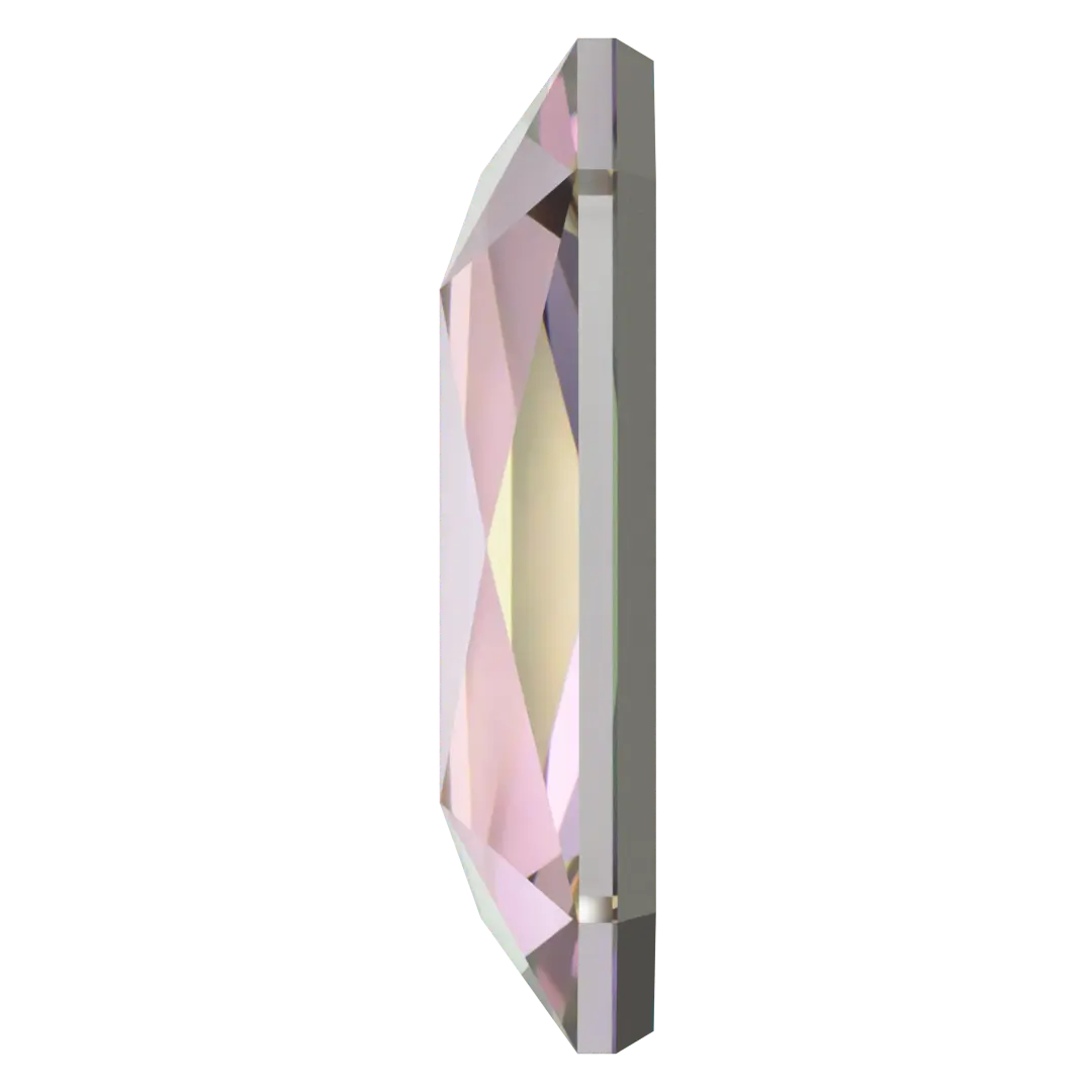 Serinity Hotfix Flat Back Crystals Emerald Cut (2602) Crystal Vitrail Light - Bluestreak Crystals