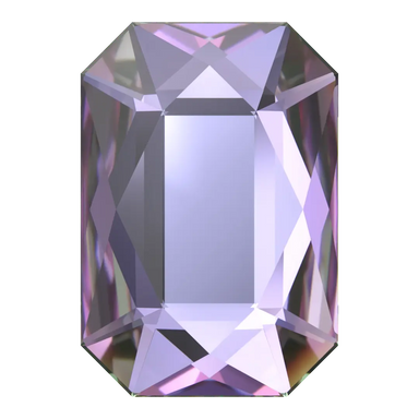 Serinity Hotfix Flat Back Crystals Emerald Cut (2602) Crystal Vitrail Light - Bluestreak Crystals