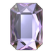 Serinity Hotfix Flat Back Crystals Emerald Cut (2602) Crystal Vitrail Light - Bluestreak Crystals