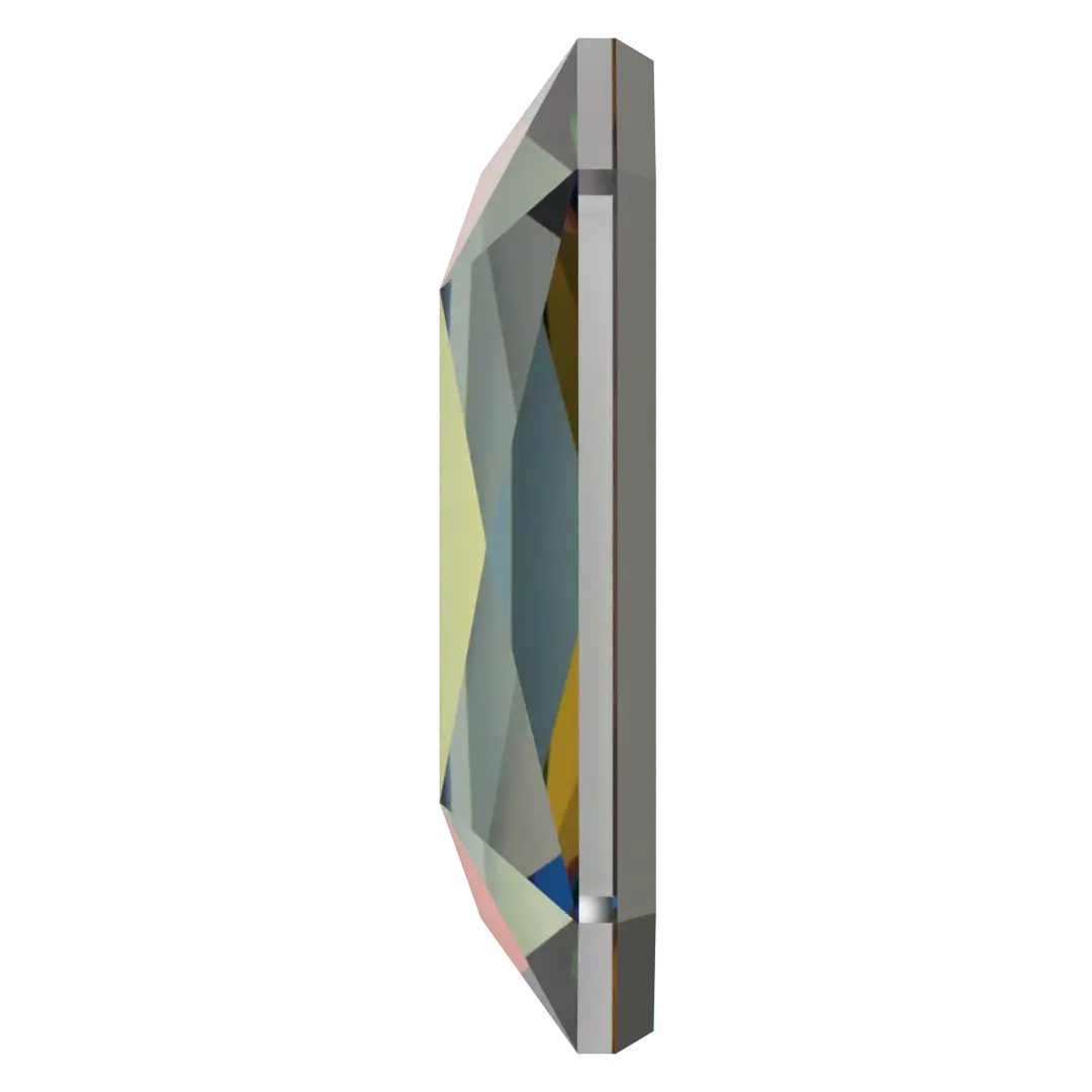 Serinity Hotfix Flat Back Crystals Emerald Cut (2602) Crystal Vitrail Medium - Bluestreak Crystals