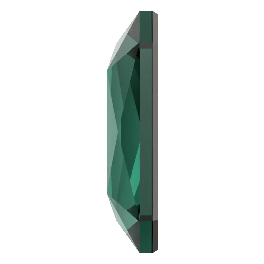 Serinity Hotfix Flat Back Crystals Emerald Cut (2602) Emerald - Bluestreak Crystals