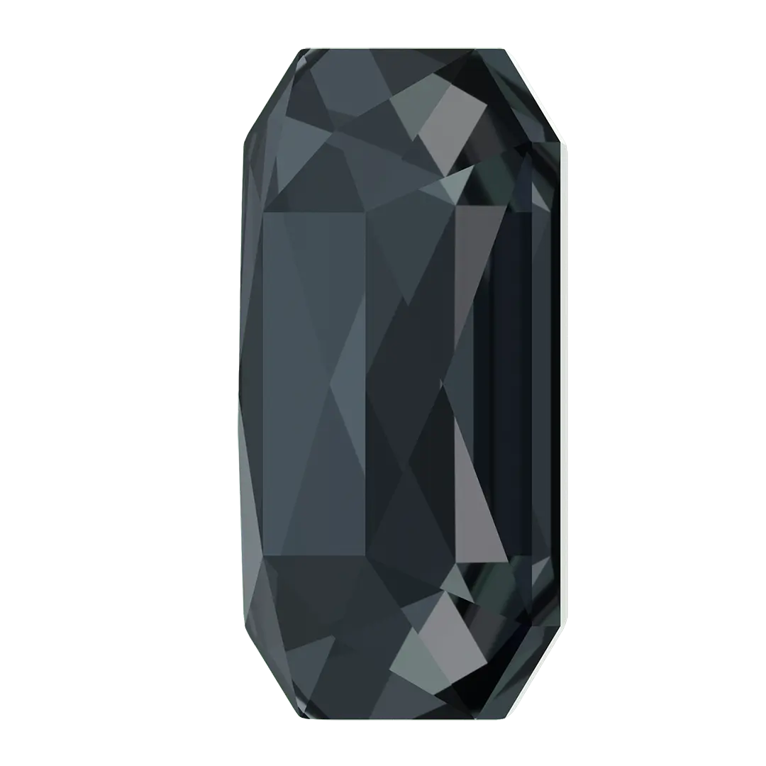 Serinity Hotfix Flat Back Crystals Emerald Cut (2602) Graphite - Bluestreak Crystals