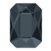 Serinity Hotfix Flat Back Crystals Emerald Cut (2602) Graphite - Bluestreak Crystals
