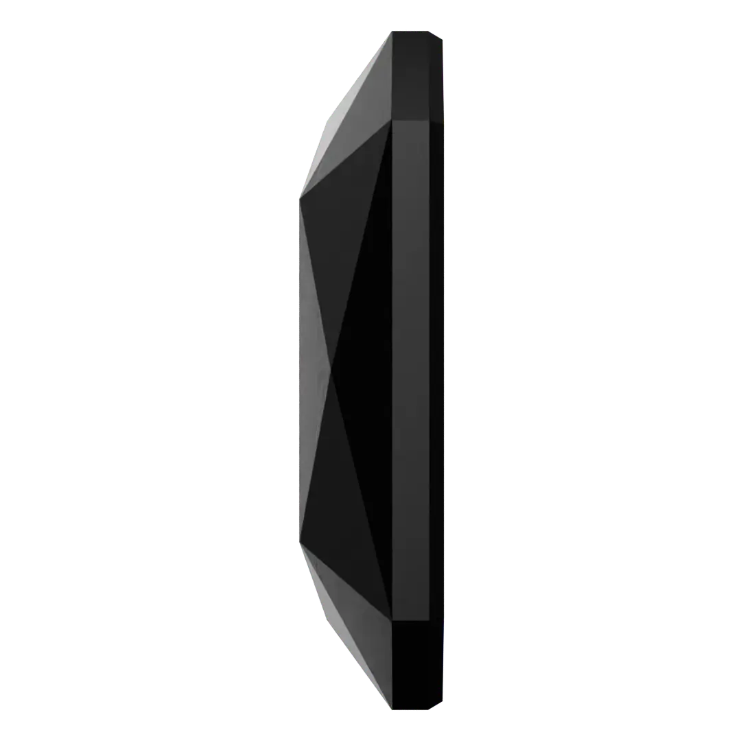 Serinity Hotfix Flat Back Crystals Emerald Cut (2602) Jet - Bluestreak Crystals