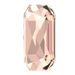 Serinity Hotfix Flat Back Crystals Emerald Cut (2602) Vintage Rose - Bluestreak Crystals