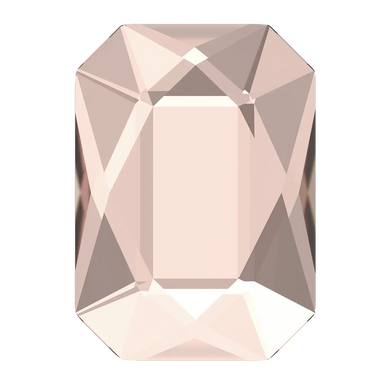 Serinity Hotfix Flat Back Crystals Emerald Cut (2602) Vintage Rose - Bluestreak Crystals