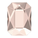Serinity Hotfix Flat Back Crystals Emerald Cut (2602) Vintage Rose - Bluestreak Crystals