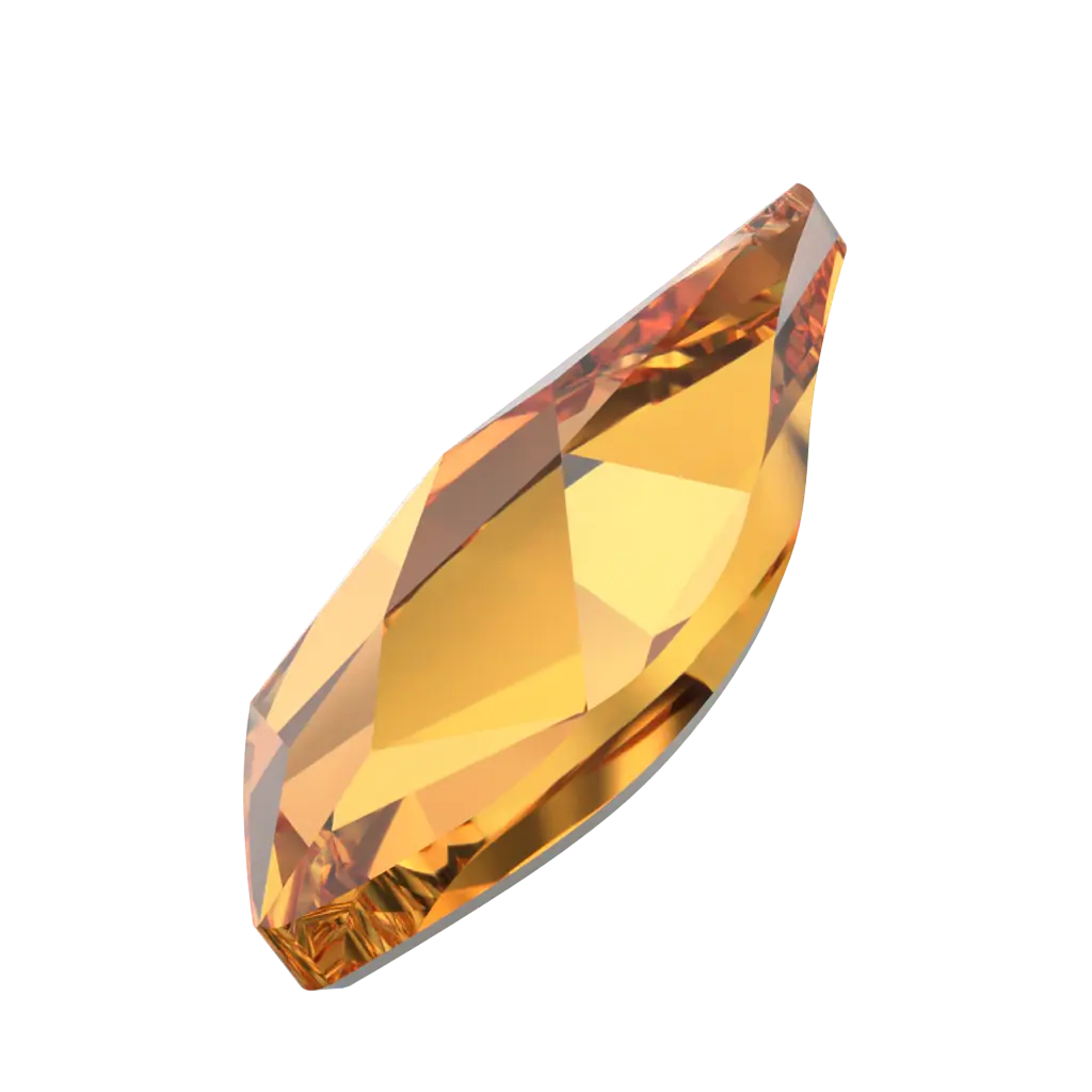 Serinity Hotfix Flat Back Crystals Flame (2205) Dark Orange - Bluestreak Crystals