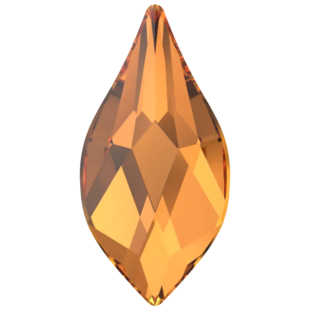 Serinity Hotfix Flat Back Crystals Flame (2205) Dark Orange - Bluestreak Crystals